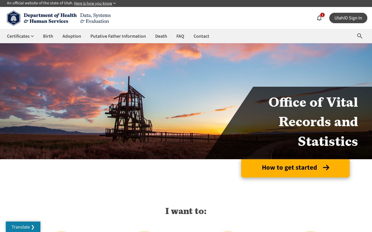 South Salt Lake people search with Utah vital records